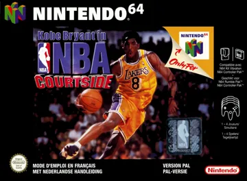 Kobe Bryant in NBA Courtside (Europe) box cover front